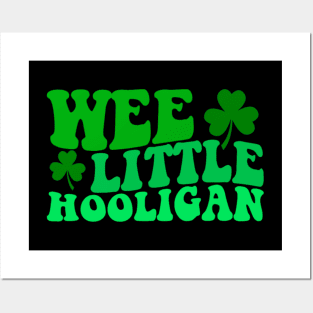 Wee Little Hooligan - Irish St Patrick's Day Funny Posters and Art